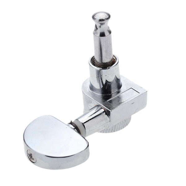 Chrome Silver Lock Guitar Tuning Pegs Tuning Heads 3R 3L For Electric Acoustic Guitar