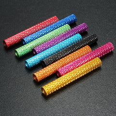 M3AS9 10Pcs M3 40mm Knurled Standoff Bolt Aluminum Alloy 6061 Anodized Spacer Multicolor