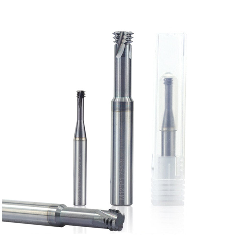 3 Flute Thread Milling Cutter 60 Degree Metric Carbide End Mill CNC Router Bit
