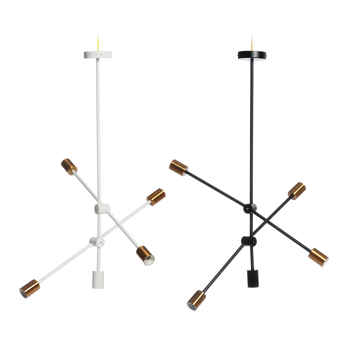 4 Heads Flush Mount Ceiling Light Chandelier