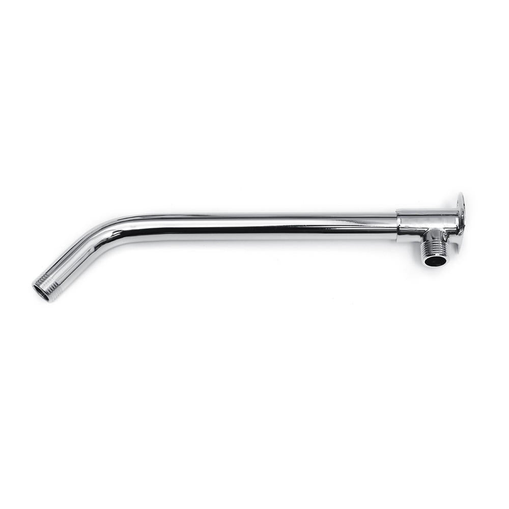 265mm Wall Mounted Shower Arm Bottom Entry Shower Head Extension Arm W/Screws Base