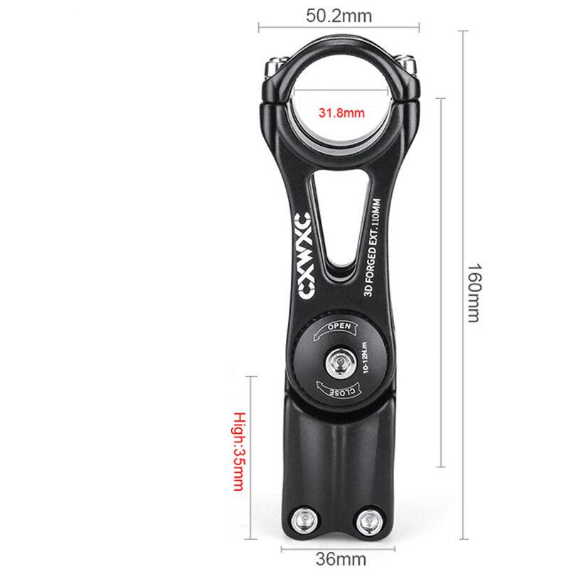 Bicycle Stem Adjustable Bike Handlebar Stem Clamp Fork Extender For MTB BMX Road Mountain Bike 31.8*90/110/145mm