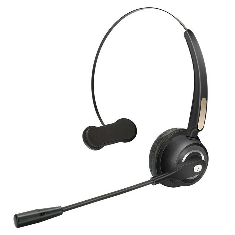 Head-mounted CLASS 2 Bluetooth Noise Reduction Earphone Handsfree Music Monaural Headphone for Computer Tablet PC Laptop