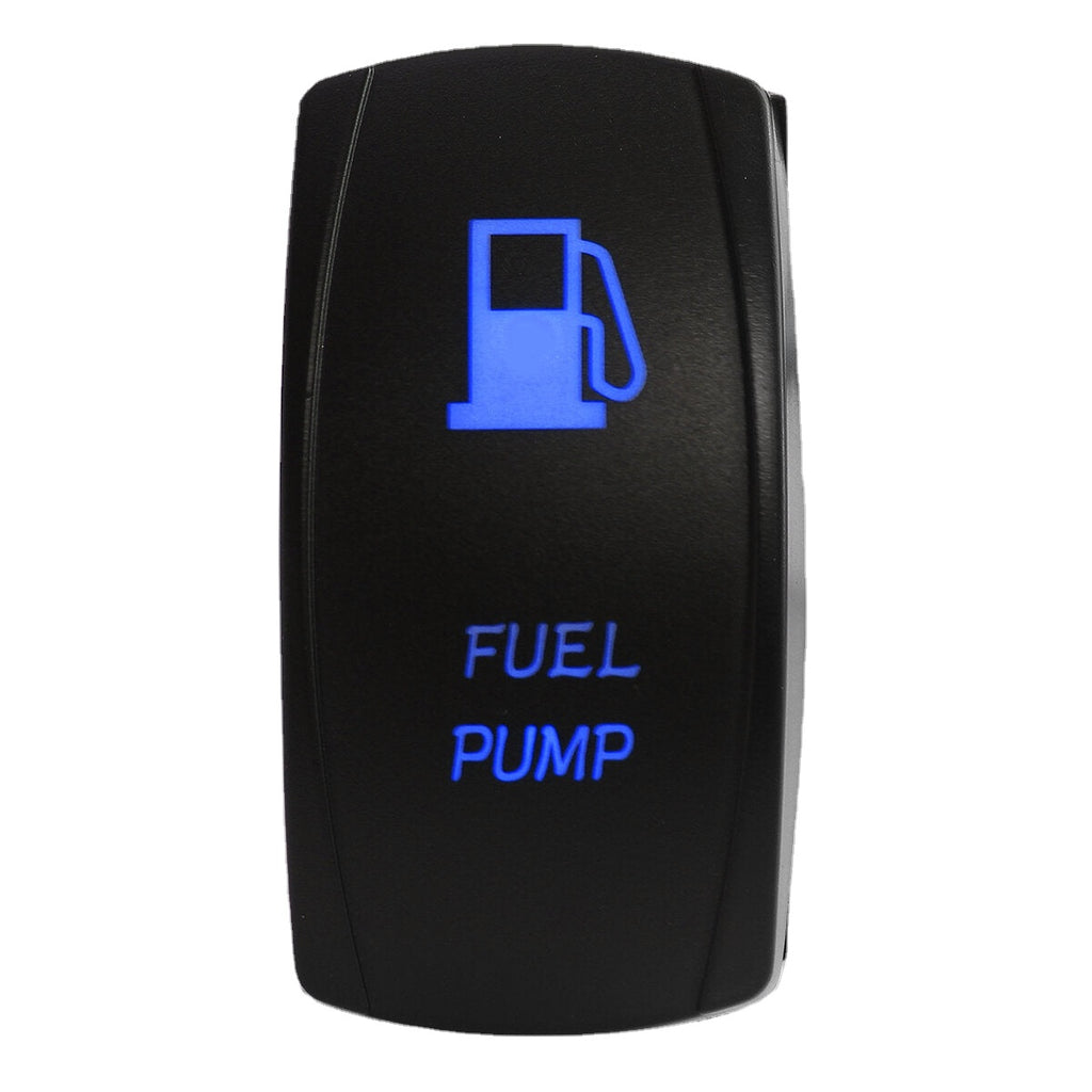 DC12/24V Fuel Pump LED Switch For Marine Boat Car Motorcycle Red/Blue/Green/Orange/White
