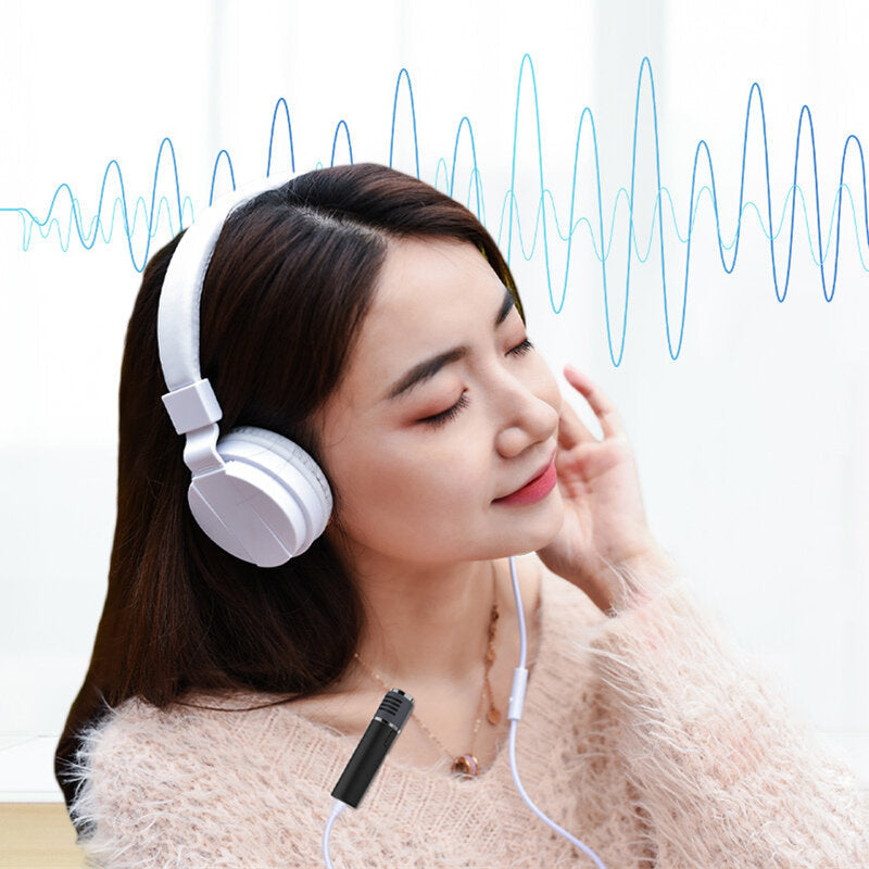 Lavalier Lable Bluetooth Wireless Microphone Smartphone Vlog Mic ZealSound Audio Video Real-Time Recording