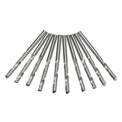 10pcs 1/8 Inch Shank End Mill Cutter 1 Flute Carbide Spiral Milling Cutter