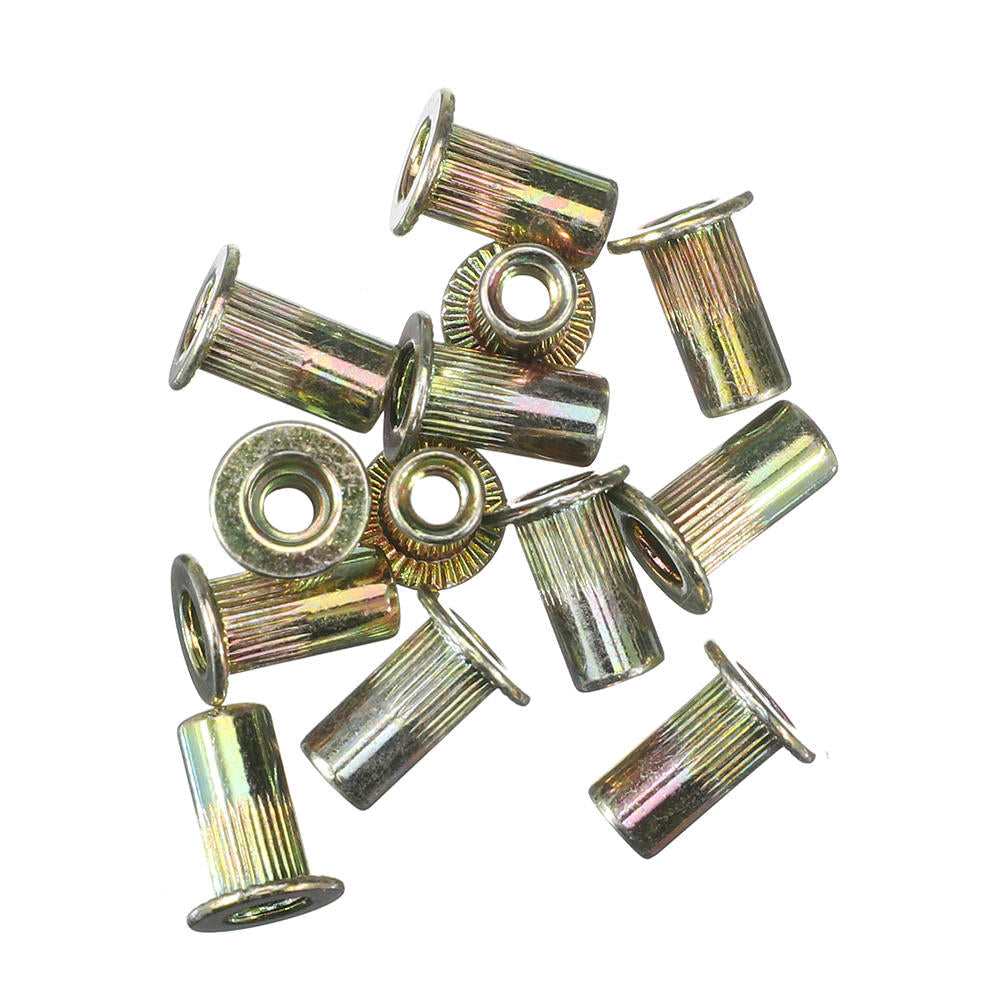 300Pcs Mixed Steel Rivet Nut Rivnuts Blindnuts Nutserts M3-12mm Nut Insert Rivet Assortment Kits