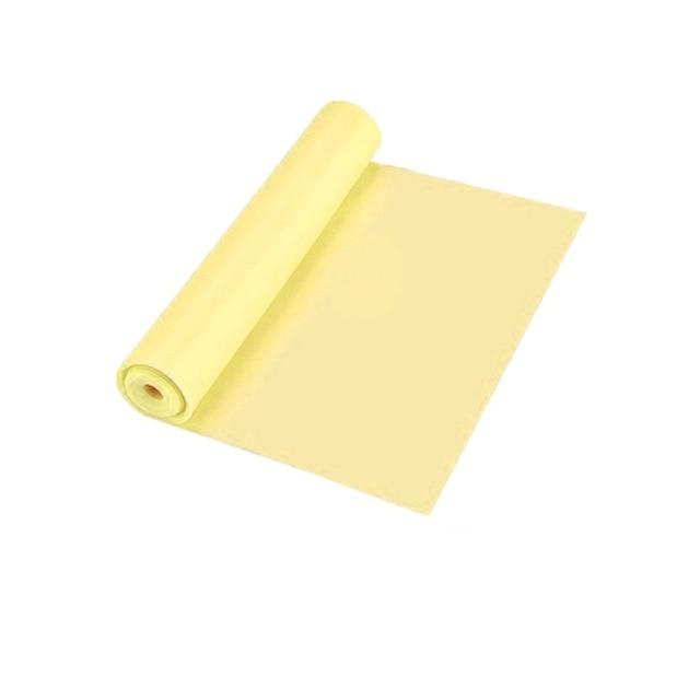 Yoga Pilates Natural Gym Stretch Resistance Exercise Fitness Training Elastic 150cm Rubber Band