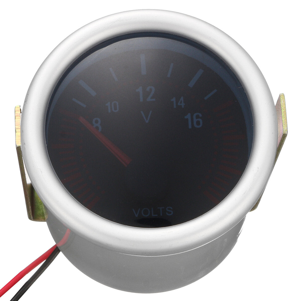 2Inch 52MM 12V White & Red LED Car Boat 8-16 Voltmeter Volt Voltage Gauge Meter
