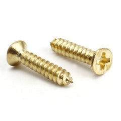 1080pcs M2 M2.5 M3 Phillips Screws Gold-plated Copper Cross Countersunk Flat Head Tapping Screws Assortment Kit