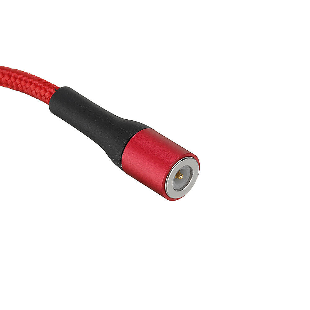 Micro USB LED Magnetic Braided Fast Charging Cable 1M For Tablet Smartphone