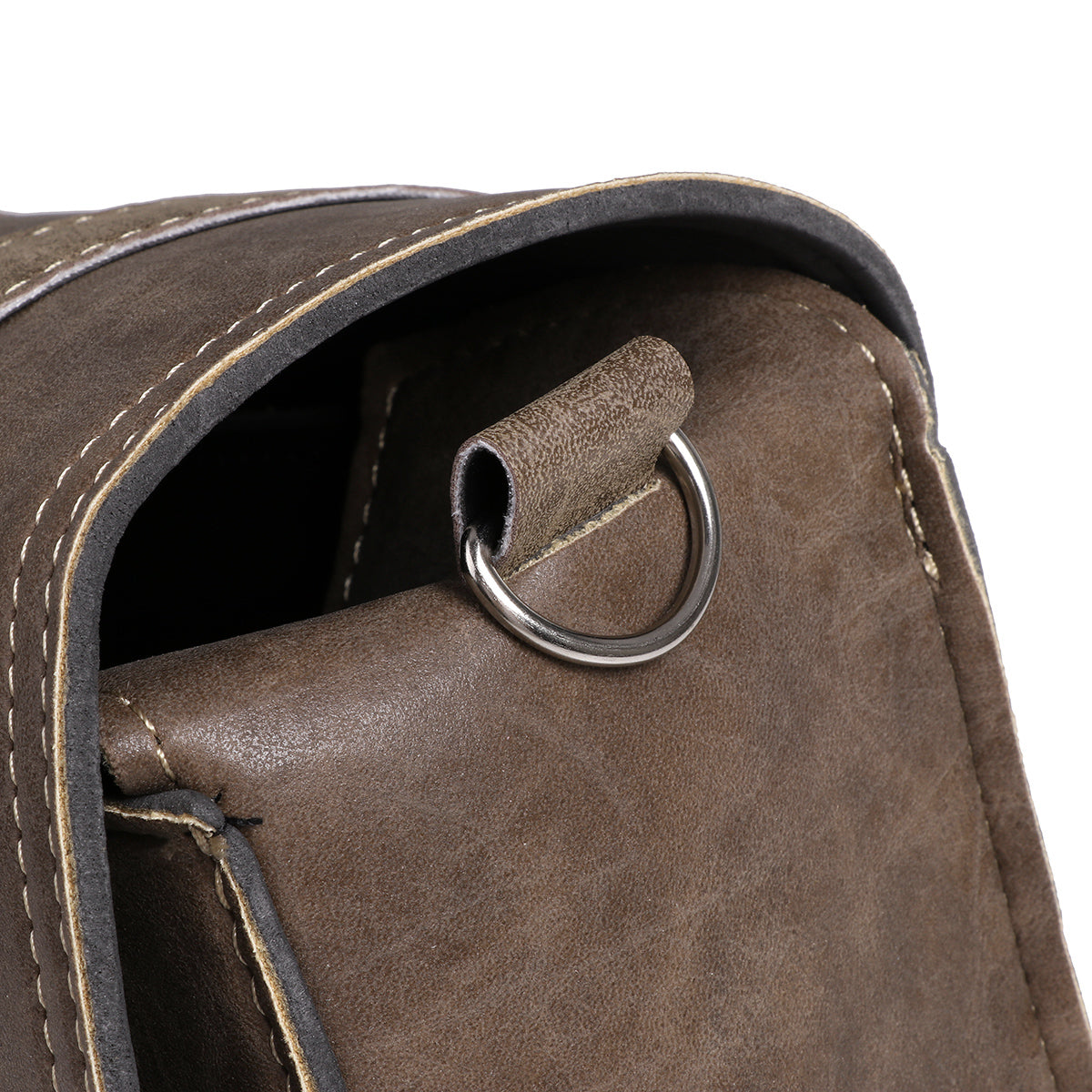 Left / Right Side Universal Saddlebag Storage Tool Holder Leather Motorcycles Bag