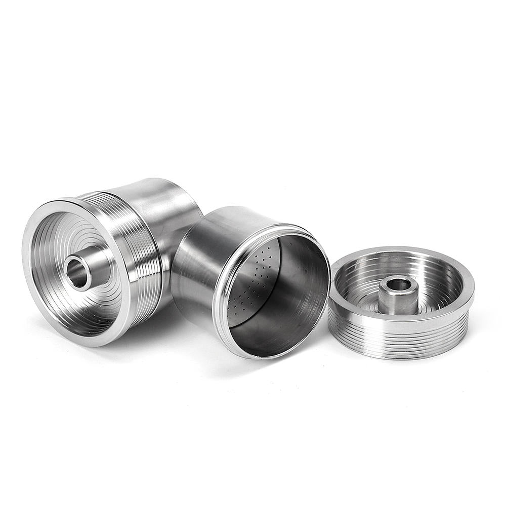Three Types Stainless Steel Refillable Coffee Capsule Cup Reusable Coffee Pods for illy Coffee Machine