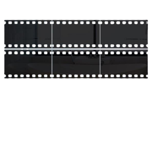 3D Kinetoscope Film DIY Shape Mirror Wall Stickers Home Wall Bedroom Office Decor