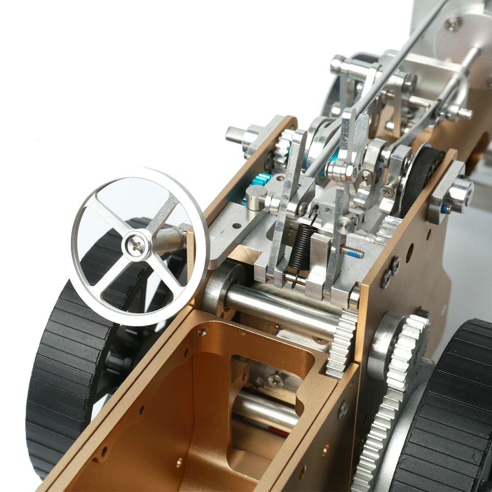 Steam Car Model Stirling Engine Full Metal Model Toy Collection Gift Decor