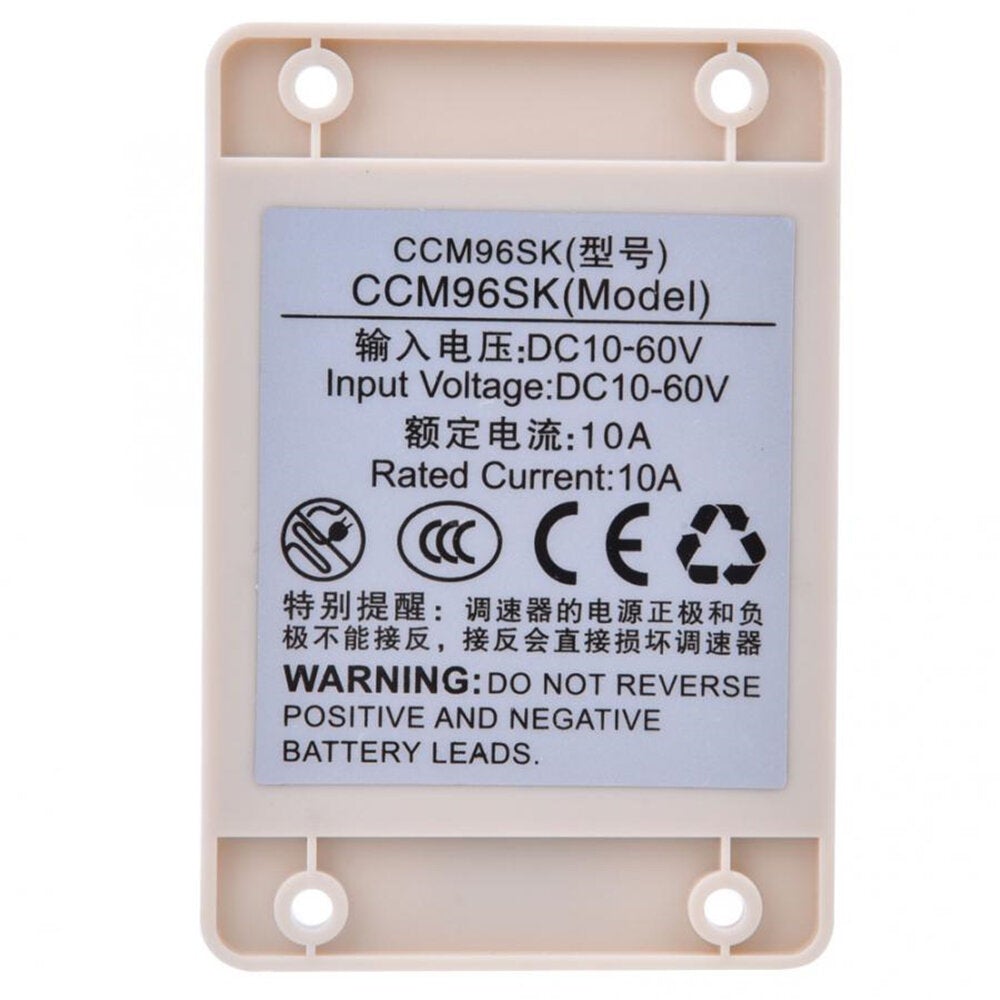 PWM Motor Speed Controller DC Motor Governor Large Power Water-Proof Motor Speed Regulator