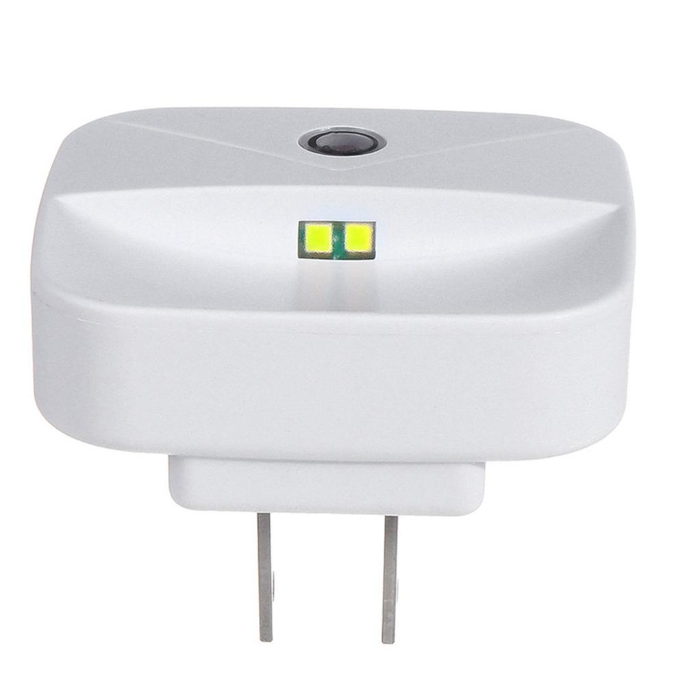Mini LED Night Light Plug-In Wall Lamp Light Sensor Control For Kids Bedroom