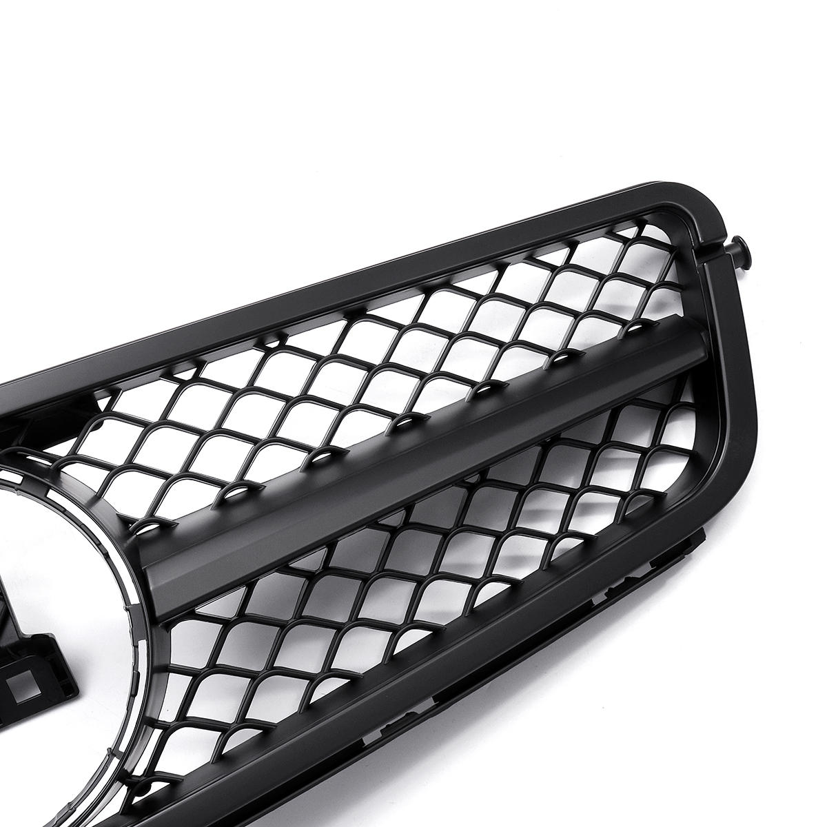 C63 AMG Style Front Upper Grille Grill For Mercedes Benz C Class