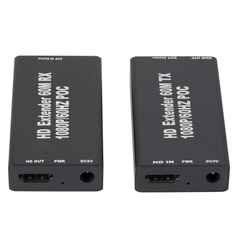 HDMI-compatible to RJ45 Network Extender 1080P HDMI-compatible Ethernet Adapter Network Repeaters (Tx + Rx)