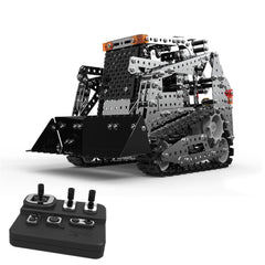 2.4G 10CH 1178PCS Stainless Steel DIY RC Car for Caterpillar Forklift Model Vehicles