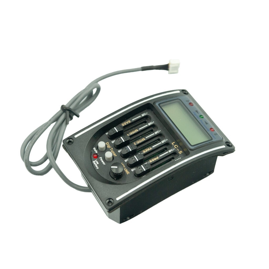 EQ Guitar Equalizer Preamplifier with Guitar Tuner