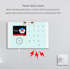 WIFI GSM Wireless Smart Solar Alarm System Door Home Security SIM Card EN RU ES PL DE Switchable Remote Control
