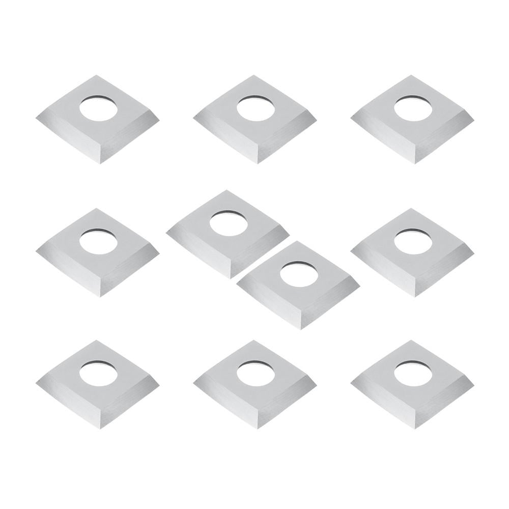 10pc Square Carbide Insert 4-Edge 15x15x5mm For Lathe Wood Turning Blades Tool W/Box