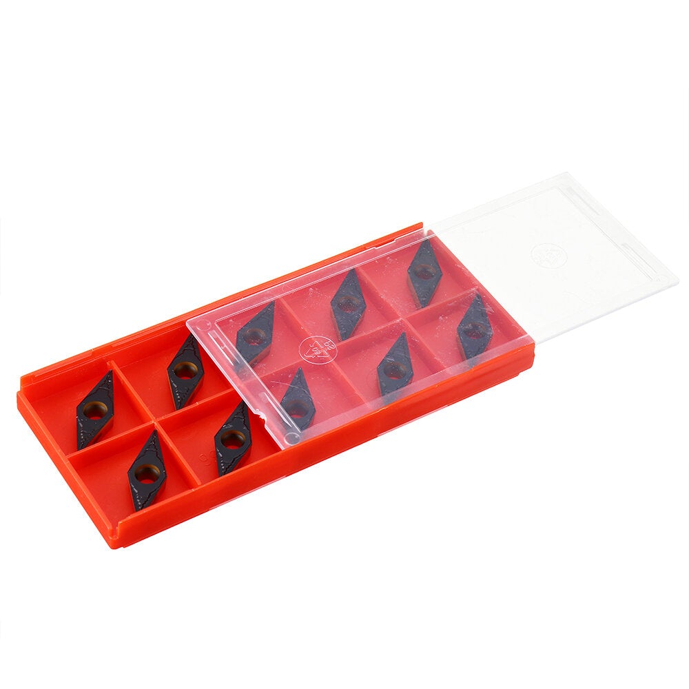 10pcs VBMT160404 Carbide Insert for SVJBR2020K16 Turning Tool Holder