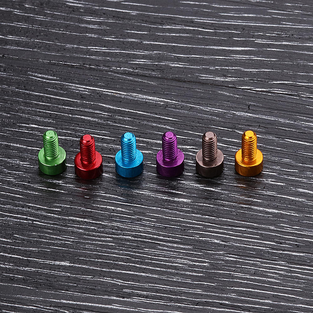 10Pcs M36mm Hex Socket Screw M3 Cap Head Bolt 7075 Aluminum Alloy Multicolor