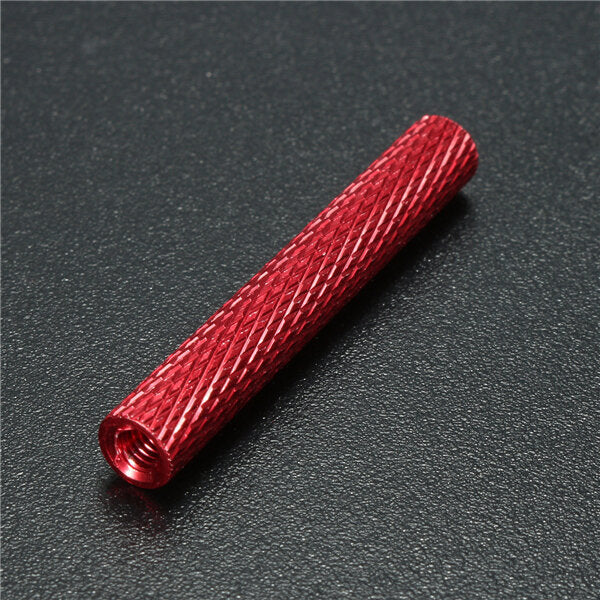 M3AS8 10Pcs M3 35mm Knurled Standoff Bolt Aluminum Alloy 6061 Anodized Spacer Multicolor