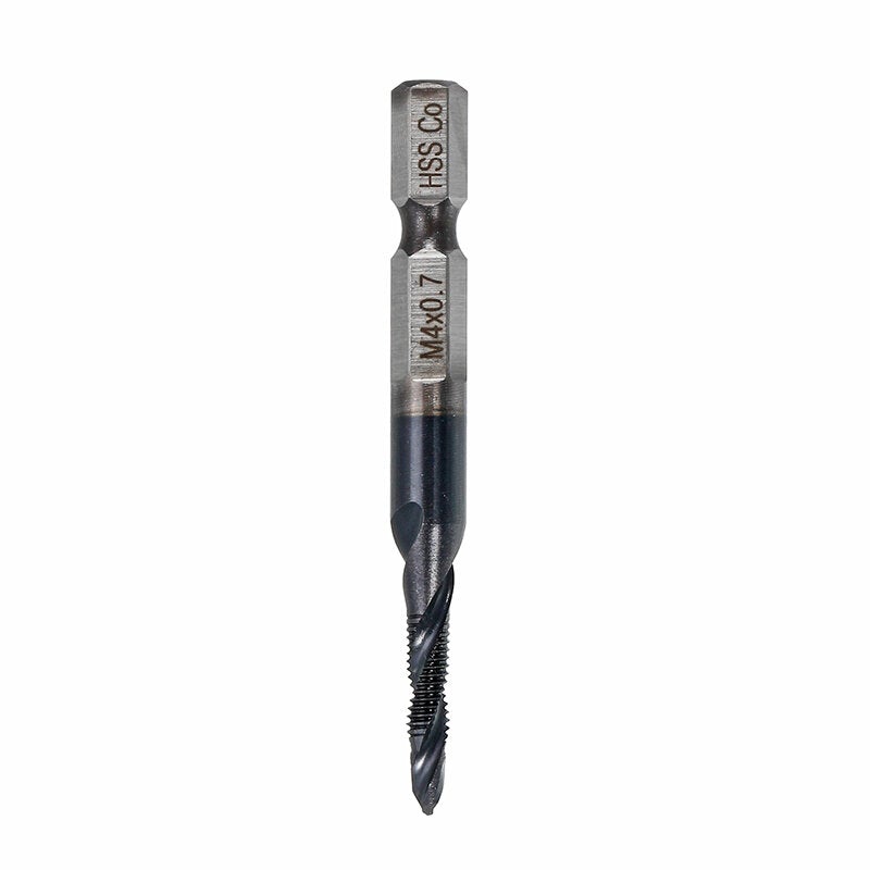 HRC89 M3-M10 Combination Drill Tap Bit Set TiAlN Coated Deburr Countersink Drill Bits