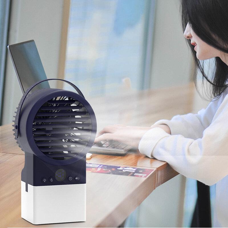 3 in 1 Air Condiction Cooling Fan Air Cooler 3 Gear Wnd Speed with Colorful Light Timing Function for Home and Office