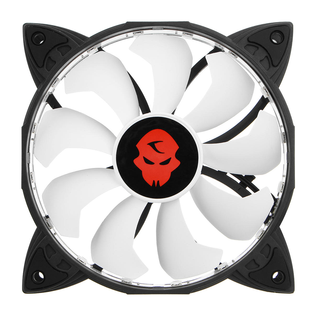 3PCS 120mm RGB Adjustable LED Cooling Fan with Controller Remote For PC Cooling