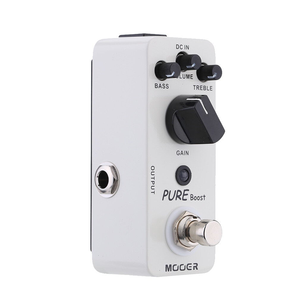 Pure Boost Micro Guitar Effect Pedal Mini Electric True Bypass Metal Shell Parts & Accessories