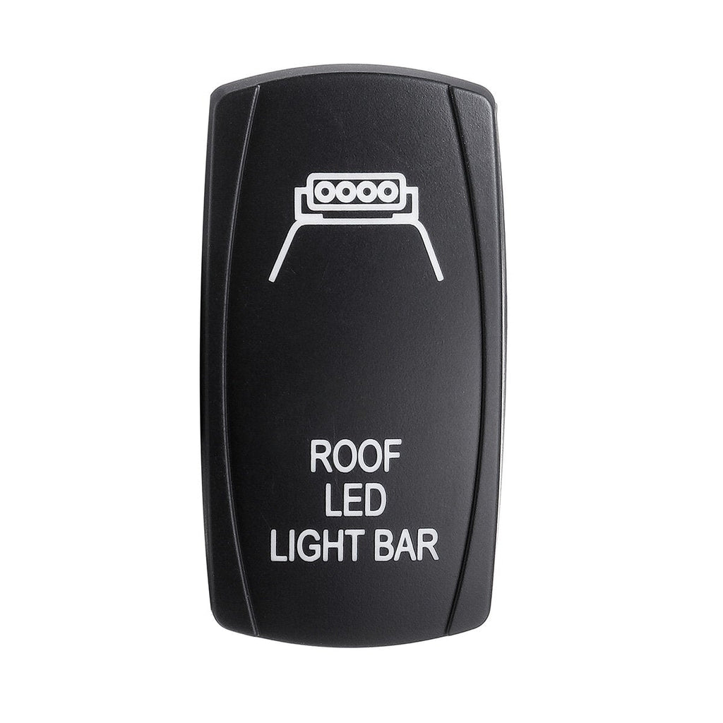 Rocker Switch LED Light Bar On-Off 6 Pins 12-24V Car Truck Boat 11 Sizes