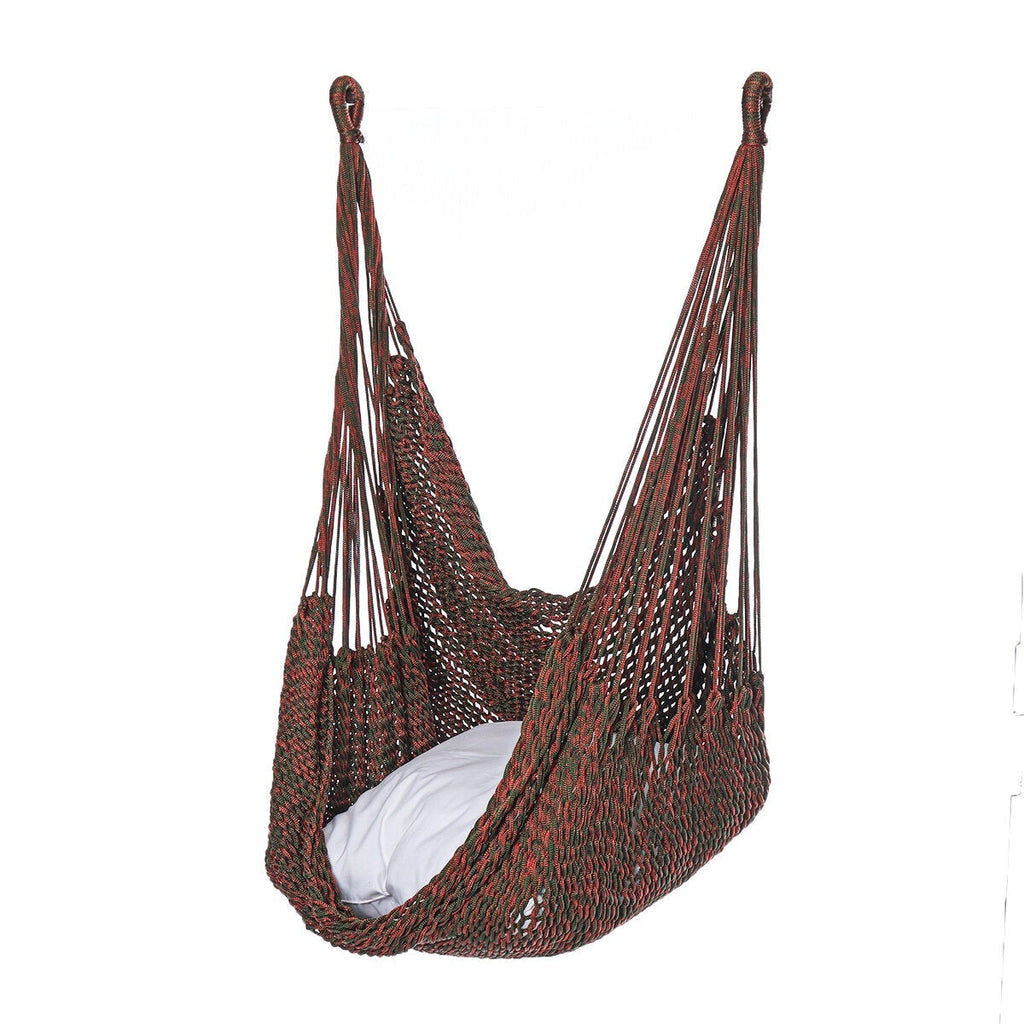 Garden Hammock Chair Swing Seat With 2 Cushions Outdoor Camping