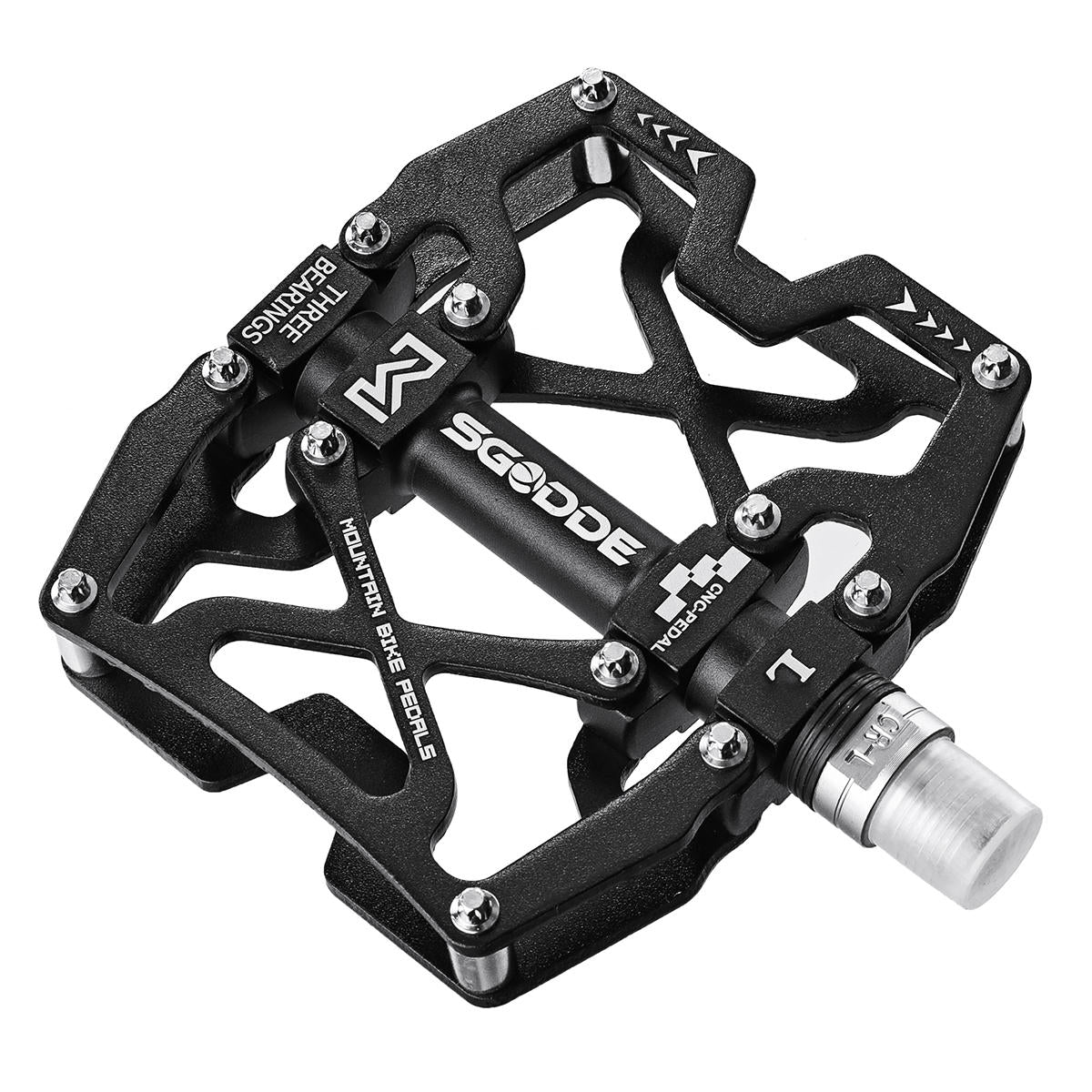 1 Pair Anti-slip Bike Pedals 3 Bearing Aluminum Alloy Cycling Bicycle Platform Bicycle Pedal Bike Accessories Part for Road bmx Mtb Bicycle