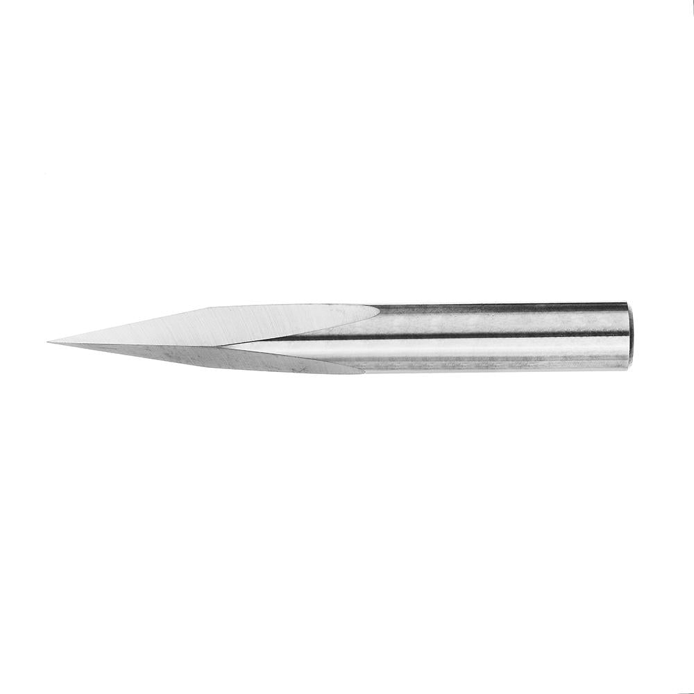 5pcs 6mm Shank 0.1mm Tip 20 Degree Tungsten Steel Engraving Bit CNC Tool