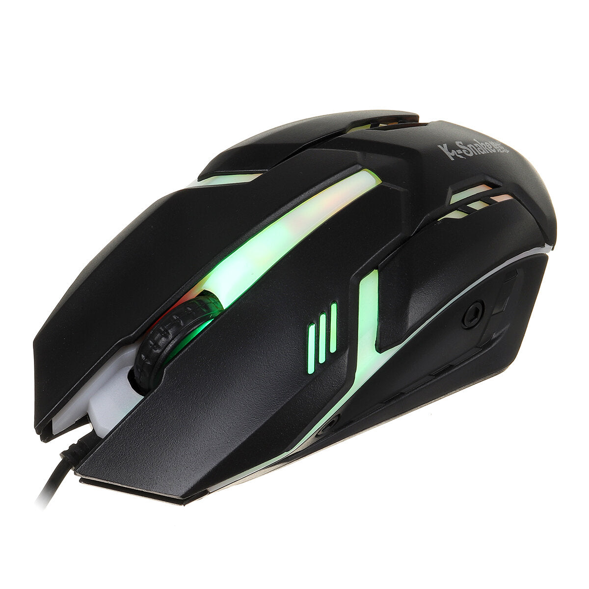 Wired Keyboard & Mouse Set 104 Keys USB Wired Gaming Luminous LED Backlight Keyboard Mouse Combo Home Office Kit for Laptop Computer PC