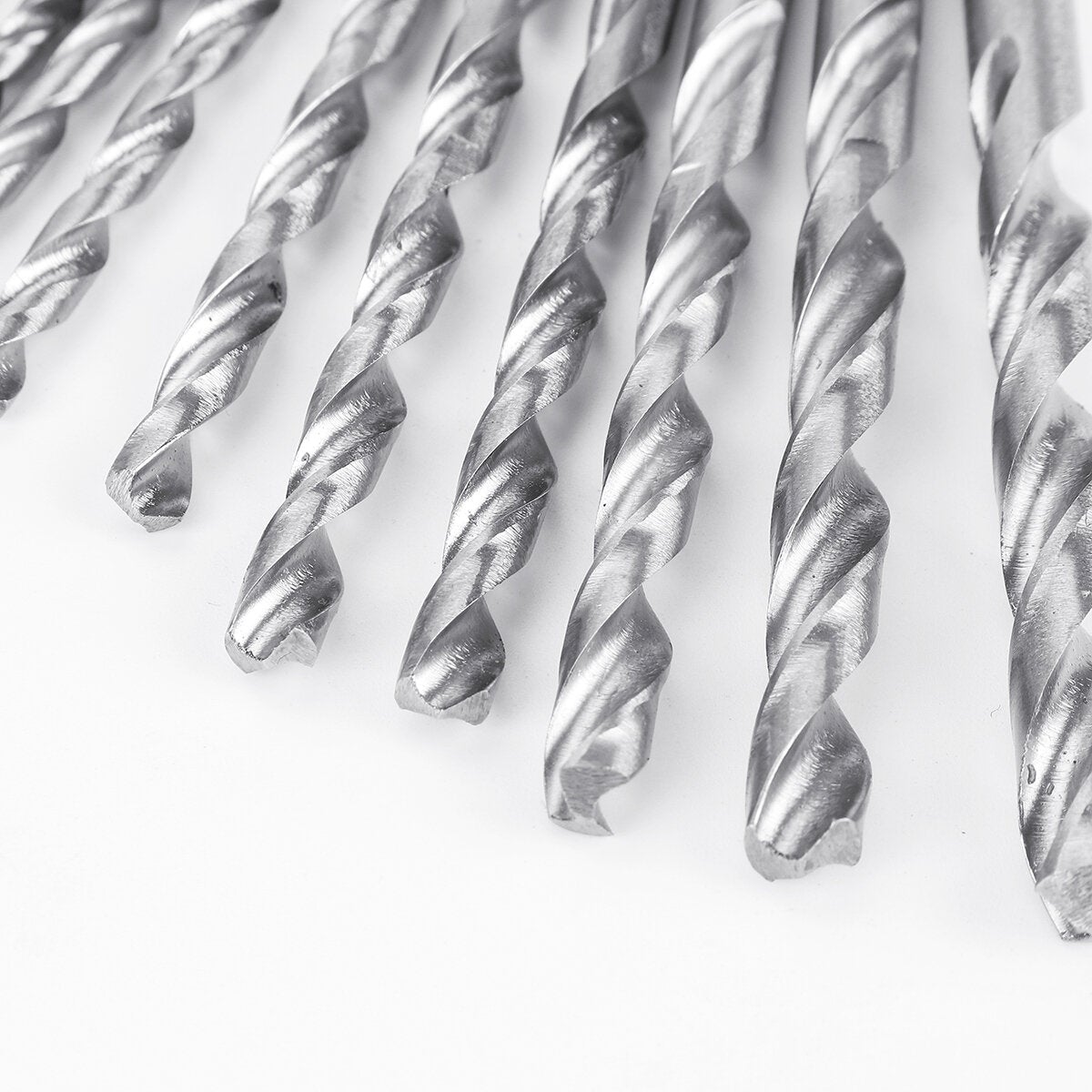 13PCS HSS Fully Ground Straight Shank Twist Drill Bit Set Kit Tool with Metal Case