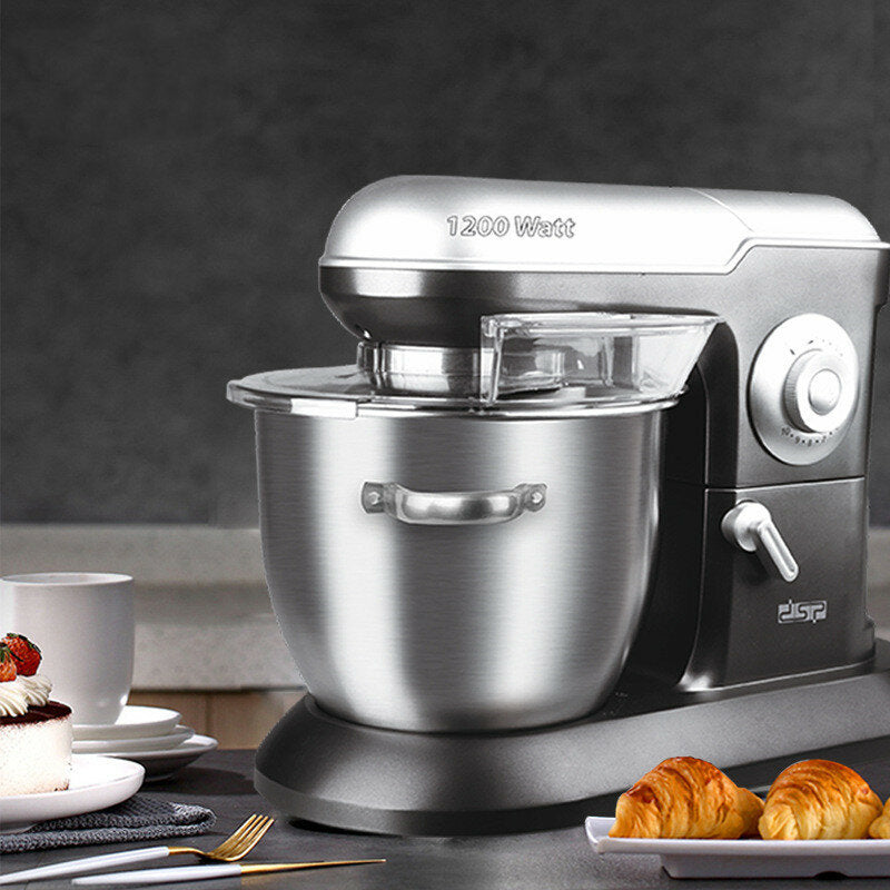 1200W 6.5L 3 in 1 Stand Mixer Powerful Copper Stainless Steel Kneading Interface Special Grease Paddle New Power Upgrade