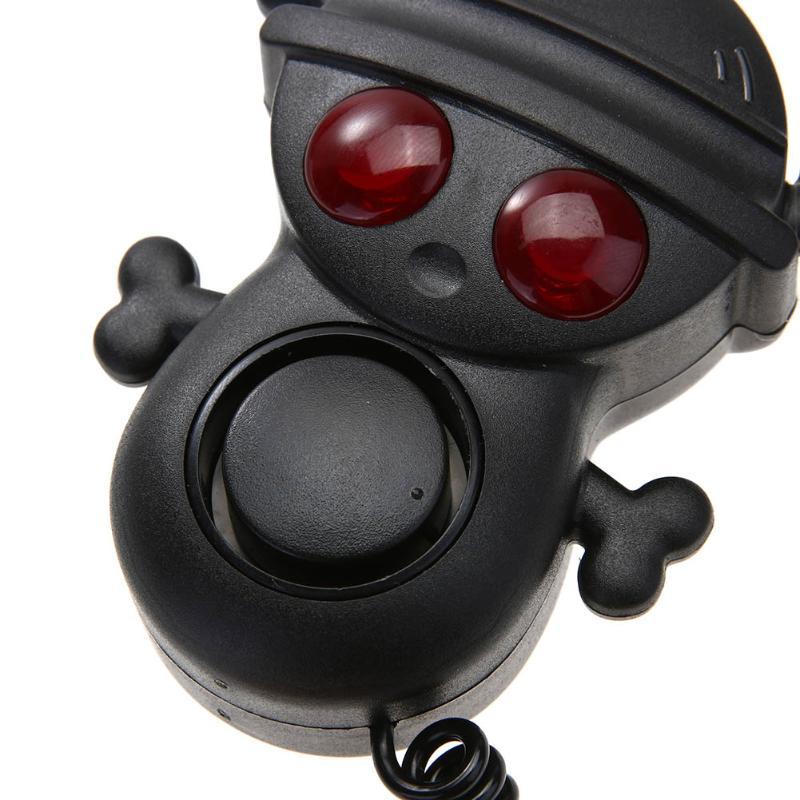 Bicycle Electric Horn High Decibel 120dB Bell with Warning Light Multi-tone Waterproof