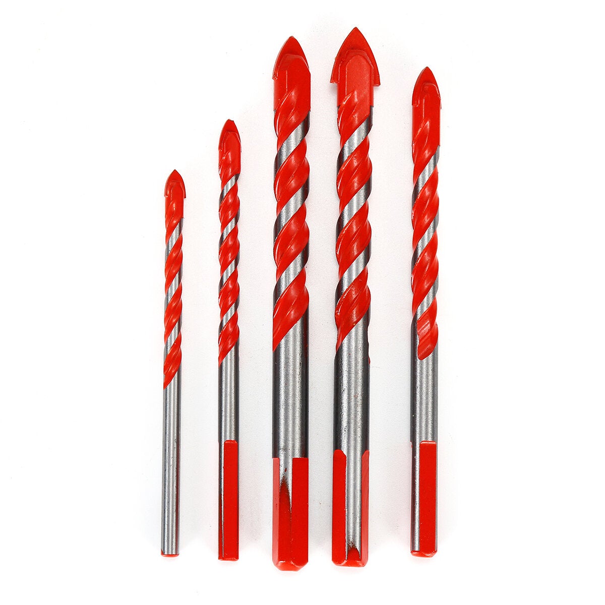 Multi-purpose Ceramic Wall Drill Bit Set Anti-skid Triangle Shank Hole Opener for Concrete Wood Iron Copper