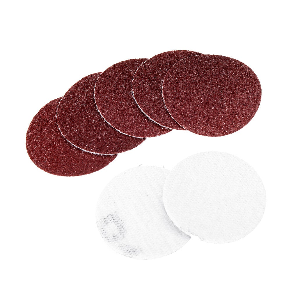 100pcs 2 Inch 60-3000 Grit Sanding Disc Sandpaper with 6mm Shank Mandrel Pad