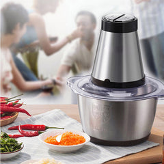 2 Speeds 500W 2L Capacity Meat Chopper Grinder Household Mincer Food Processor