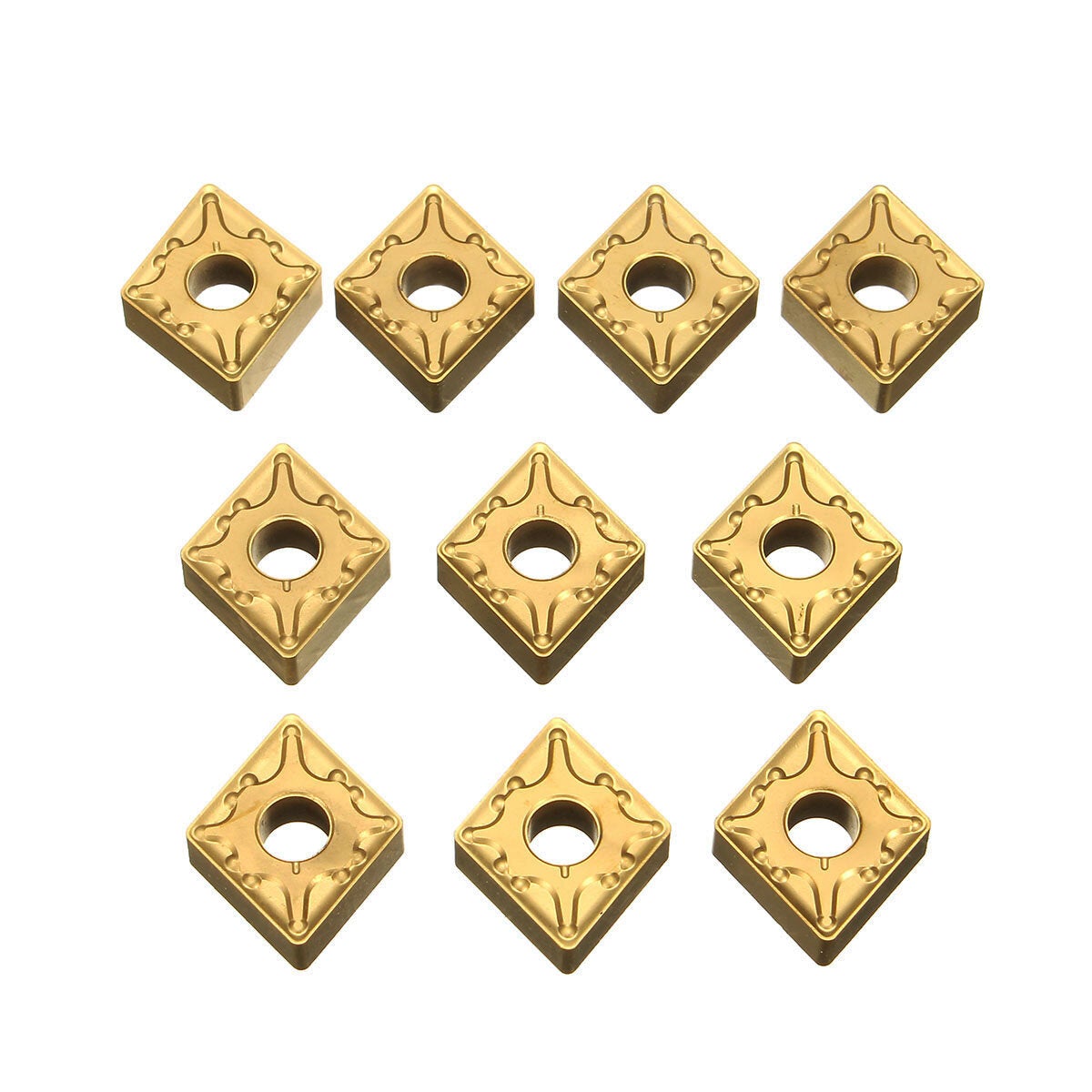 10pcs CNMG120408-MA US735 Carbide Insert Turning Tool Holder Inserts