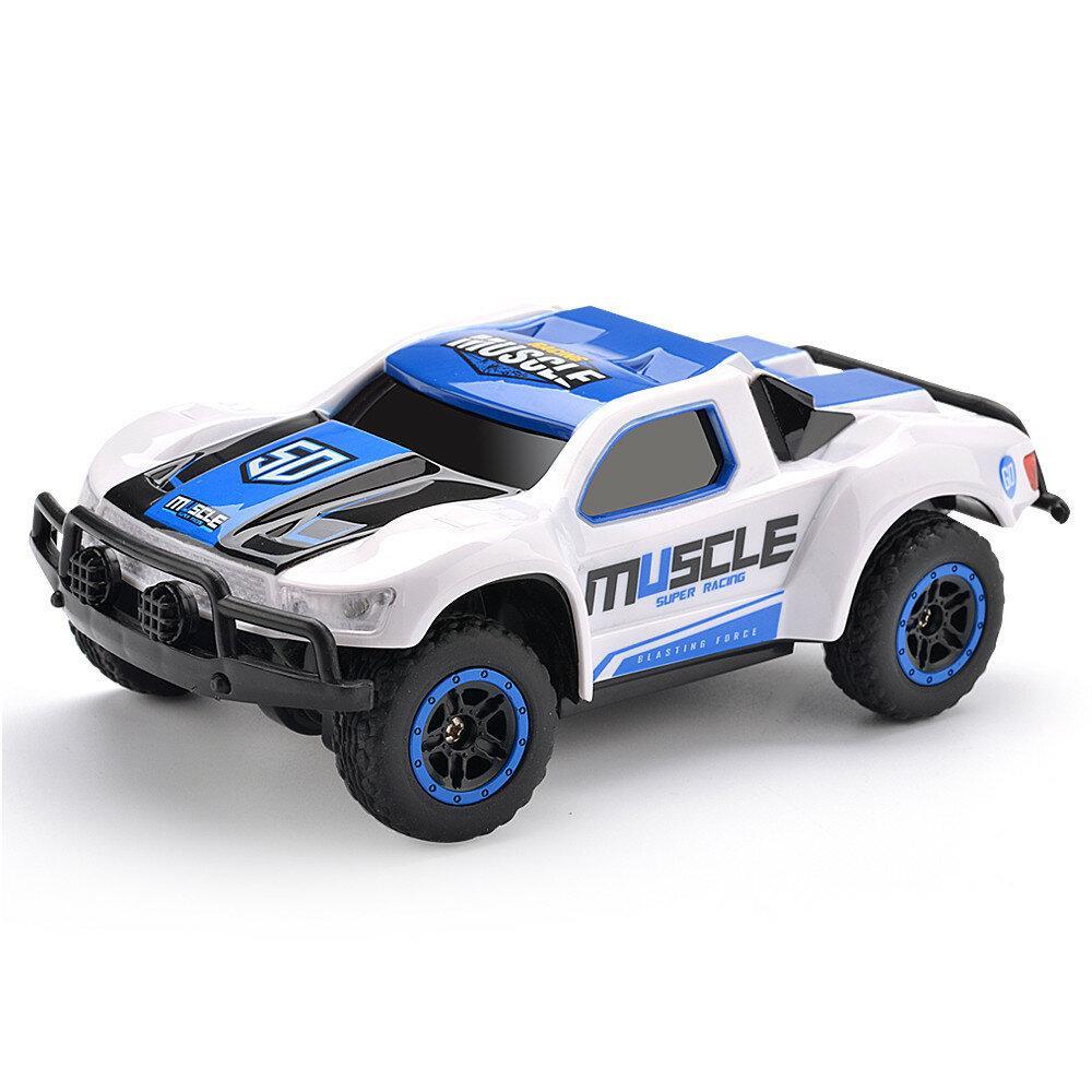 Toys Mini RC Car Toy 2.4G 4WD High Speed Racing Electric Short Course Truck RTR RC Vehicle Model for Kids Beginners and Collectors