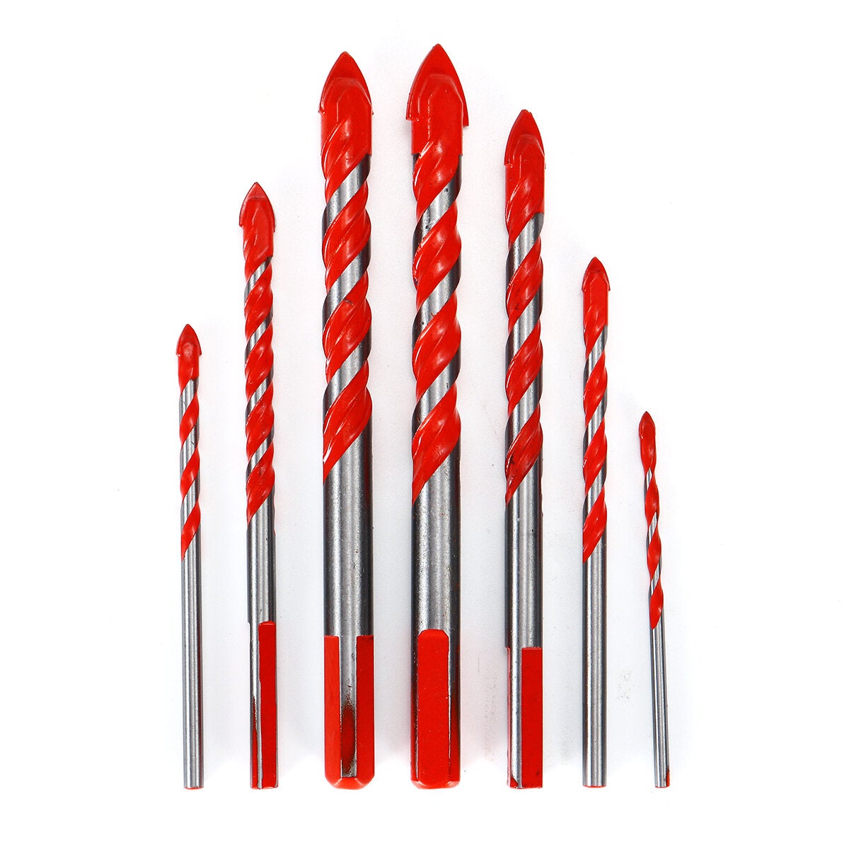 Multi-purpose Ceramic Wall Drill Bit Set Anti-skid Triangle Shank Hole Opener for Concrete Wood Iron Copper