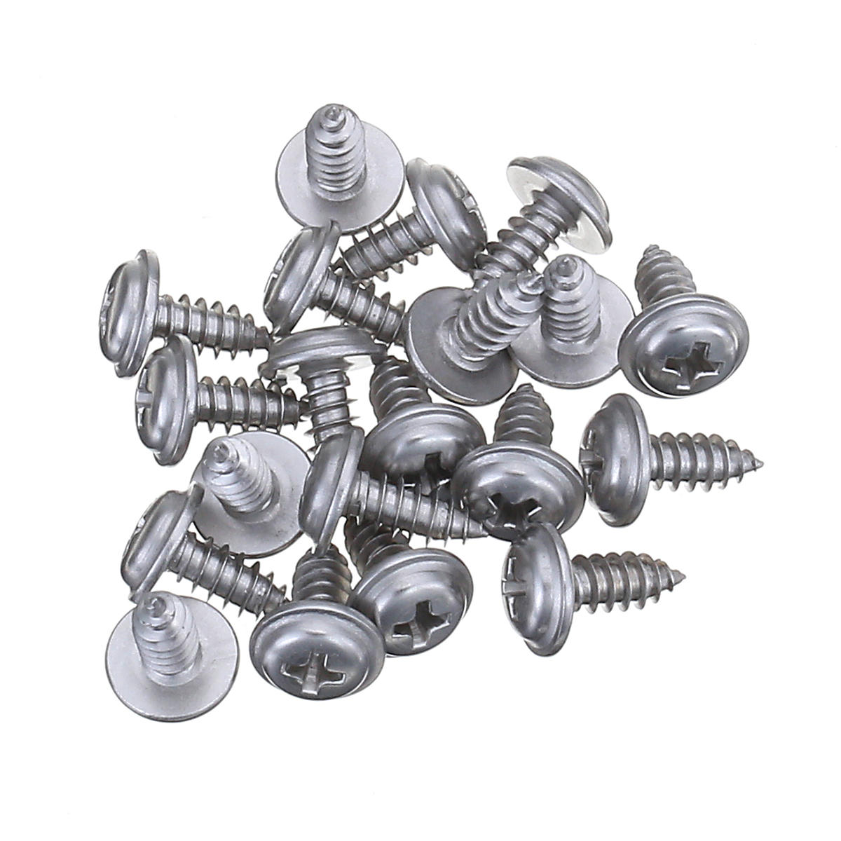220pcs M3/M4/M5 Stainless Steel 304 Pan Head Phillip Trapper Self Trapping Screw
