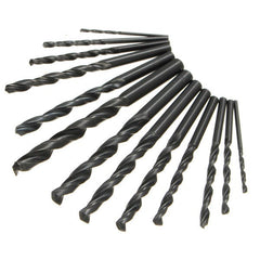 13pcs High Speed Steel 1.5-6.5mm HSS Straight Shank Twist Drill Bit Set